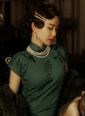 新款搭配旗袍珍珠项链饰品女士季颈链中长款百搭毛衣链锁骨链551