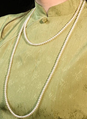 搭配旗袍珍珠项链旗袍配饰品