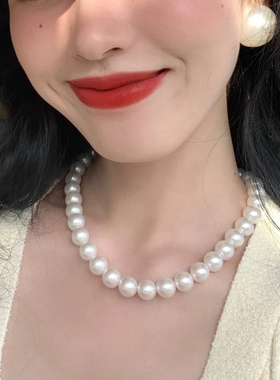 仿珍珠项链女士颈链项圈法式毛衣链百搭锁骨链饰品项饰choker932