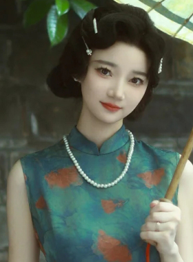 配旗袍珍珠项链配饰长款长颈链55cm加长版锁骨链女士毛衣项链730