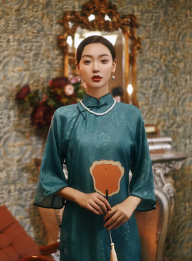 搭配旗袍项链仿珍珠颈链