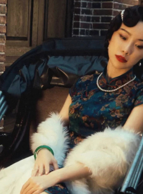 搭配旗袍珍珠项链50cm颈链子