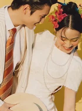 多层珍珠项链中长款颈链女士百搭毛衣链子拍照写真配饰品颈饰1543