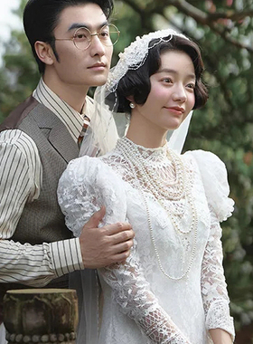 六层珍珠项链法式百搭颈链子女士摄影拍照饰品锁骨链子中长款530