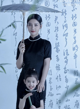 2025新款搭配旗袍珍珠项链饰品夏季50cm亲子母女锁骨链中长款042