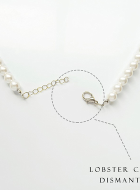 仿珍珠项链女士森系摄影拍照饰品颈链子锁骨链气质毛衣链颈饰139