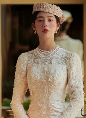 多层珍珠项链choker颈链子四层叠戴配饰品女士锁骨链毛衣链子1231