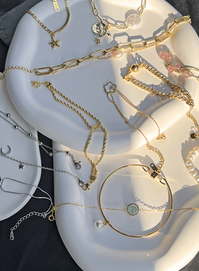 简约百搭手链女手环小众