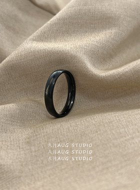 小众高级感钛钢戒指女百搭