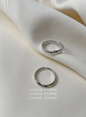 基础款莫比乌斯环百搭开口戒指