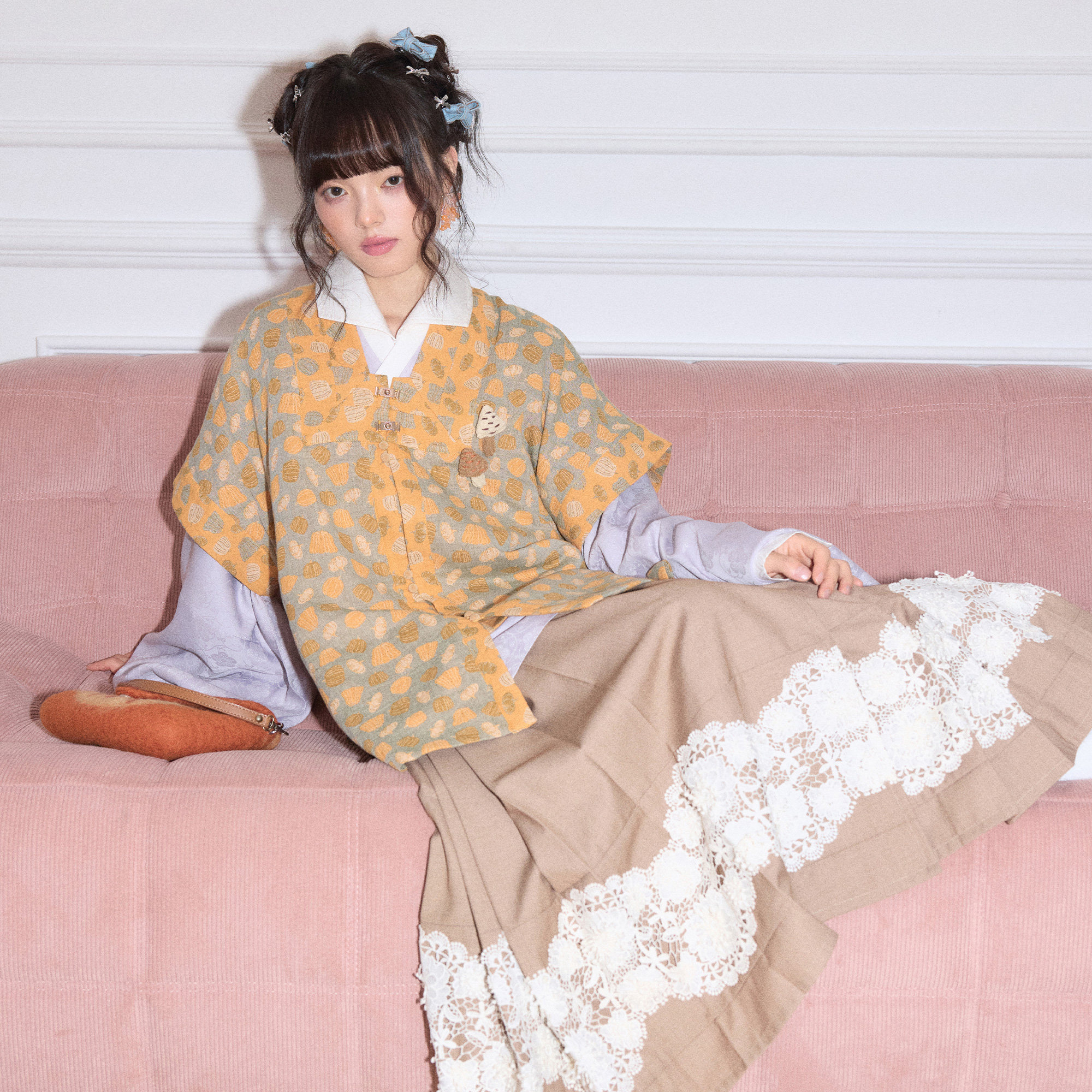 粼夕squama【瓜叠绵绵】汉服套装秋冬衬衫比甲琵琶袖阔腿裤马面裙,淘宝优惠券,粉丝福利购,淘宝优惠卷