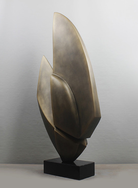 现代极简摆件抽象样板间创意轻奢