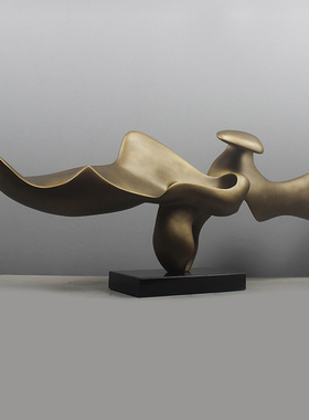 现代简约抽象雕塑摆件艺术大摆件