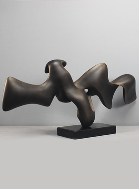 售楼处抽象雕塑艺术摆件现代简约