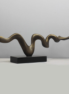 别墅酒店走廊过道玻璃钢雕塑客厅电视柜摆件家居装饰品艺术装饰品