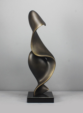 玻璃钢雕塑摆件大轻奢抽象艺术品