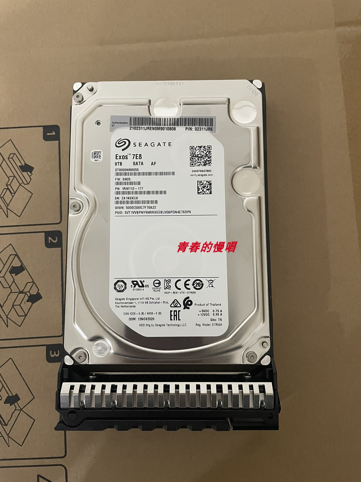 华为02311SSW 02311JRE 8T 8000GB SATA 6.0Gb/s 7200rpm 3.5硬盘 - 图1