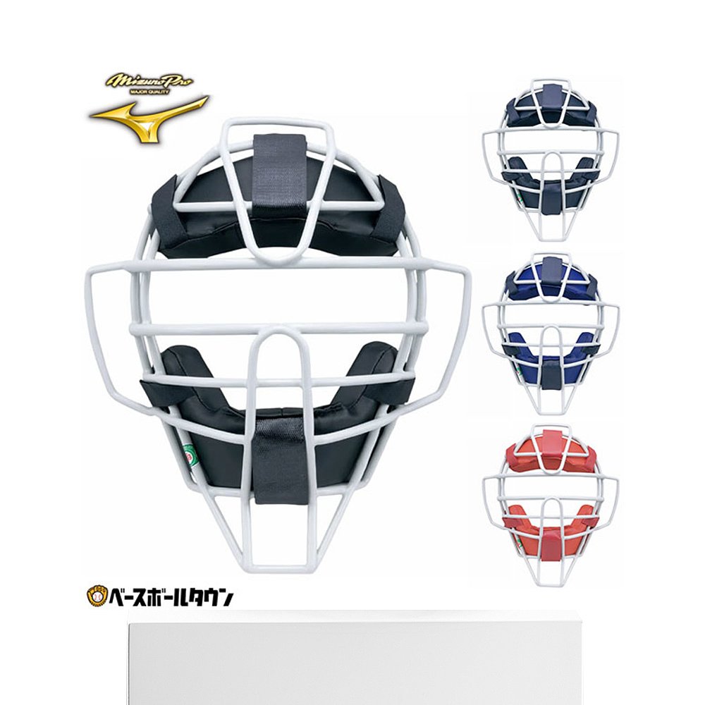 日本直邮Mizuno Pro棒球捕手面罩适用于垒球和棒球带一体式护喉成 - 图3