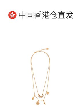 香港直邮VERSACE 女士项链 10210011A006203J000 AW2025 金色吊坠
