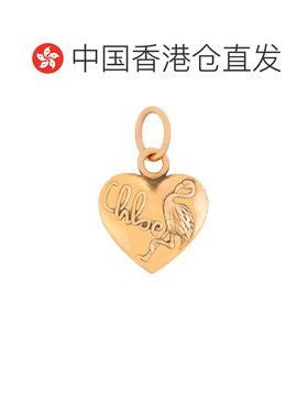 香港直邮CHLOÉ 女士项链 CH26UK220CB79DA SS2026 金色 火烈鸟心
