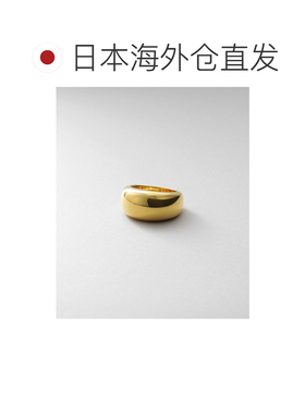 1h可退 日本直邮COCOSHNIK 女士 宽版圆顶设计 镂空粉色戒指 GP镀