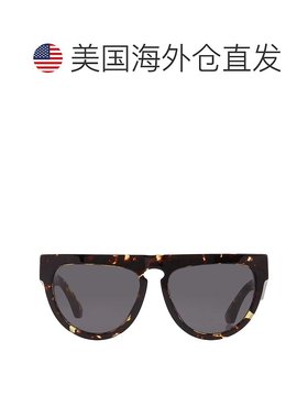 自营Burberry Dark Grey Browline Ladies Sunglasses BE4416U 41