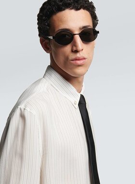Saint Laurent 圣罗兰 男士 SL 692 圆形太阳眼镜 001124