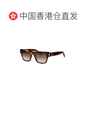 1h可退 香港直邮SAINT LAURENT 男士太阳镜 SL469020 SS2026 黑色