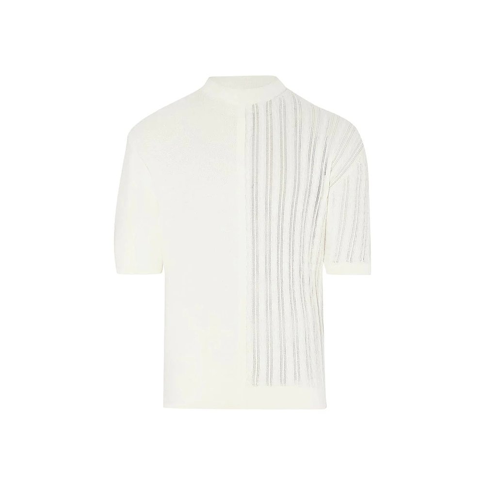 香港直邮JACQUEMUS 男士T恤 245KN4232379110OFFWHITE - 图2