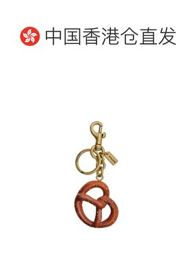 香港直邮COACH 女士项链 CY398B4L38 SS2025 棕色 小椒盐型挂饰