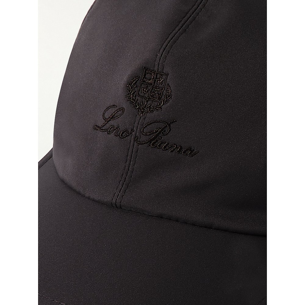 香港直邮潮奢 Loro Piana 男士Storm System® Logo刺绣贝壳棒球帽 - 图2