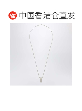 香港直邮rick owens 瑞克 欧文斯 男士 Trunk 钯金色铜制吊坠项链