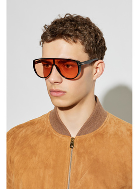 TOM FORD 男士太阳镜 FT118200005E CO 黑色 Sunglasses