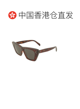 香港直邮CELINE 男士太阳镜 CL40187I52A AW2025 棕色 CÉLINE WOM