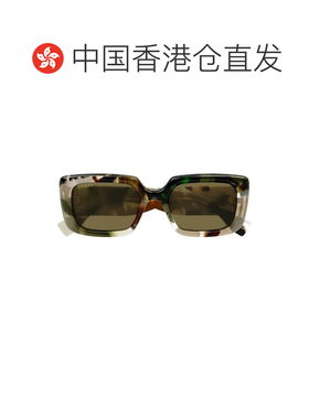 1h可退 香港直邮GUCCI 女士眼镜 GG1906S002 CO 棕色 长方形太阳