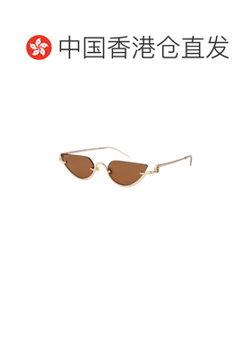 1h可退 香港直邮GUCCI 女士眼镜 GG1603S002 CO 绿色 猫眼太阳镜