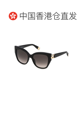 香港直邮FURLA 女士太阳镜 SFU8160700 CO 黑色
