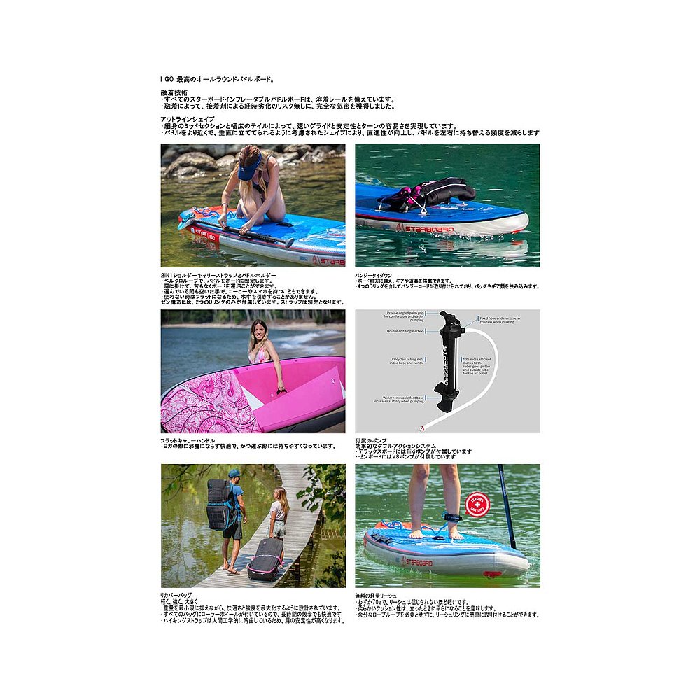 日本直邮2022 STARBOARD IGO DDC 11'2 X 31+ / 右舷双室 SUP 充 - 图0