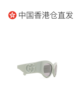 香港直邮GUCCI 女士眼镜 GG1544S003 CO 白色古驰 徽标太阳眼镜