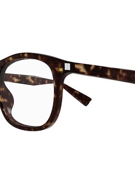 SAINT LAURENT 男士眼镜 SL811002 AW2025 深棕色 矩形镜框