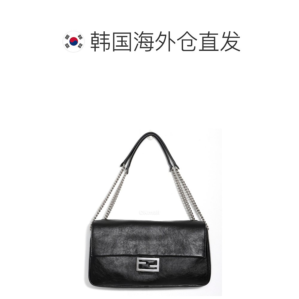 韩国直邮FENDI 长棍链条大号小牛皮 (8BR828 AS7A F1QD0) 单肩包 - 图1