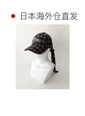 日本直邮WEGO 女装 刺绣logo格纹缎带棒球帽 MO26【付后1h可退】