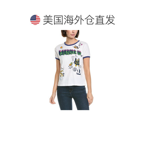 自营MOTHER The Lil Goodie Ringer T-Shirt - multi 美国奥莱直 - 图1