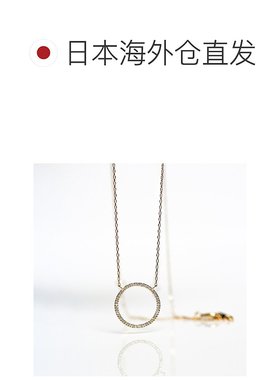 1h可退 日本直邮cui-cui K10YG黄金项链圆形782956cuicui吊坠