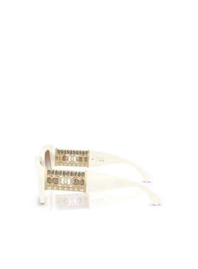 CHANEL 女士眼镜 CH5535Q125513 CO 白色 全框太阳镜