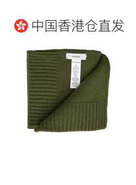 香港直邮COACH 男士围巾 CCL86OLV AW2025 绿色 【付后1h可退】