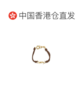 香港直邮Saint Laurent 圣罗兰 女士 皮革带Logo手链 850567AAF9R