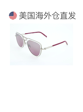 自营Calvin Klein Unisex 57 mm White Sunglasses - white 美国
