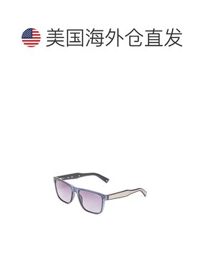 guess金属手臂方形太阳镜 - 蓝色 【美国奥莱】直发