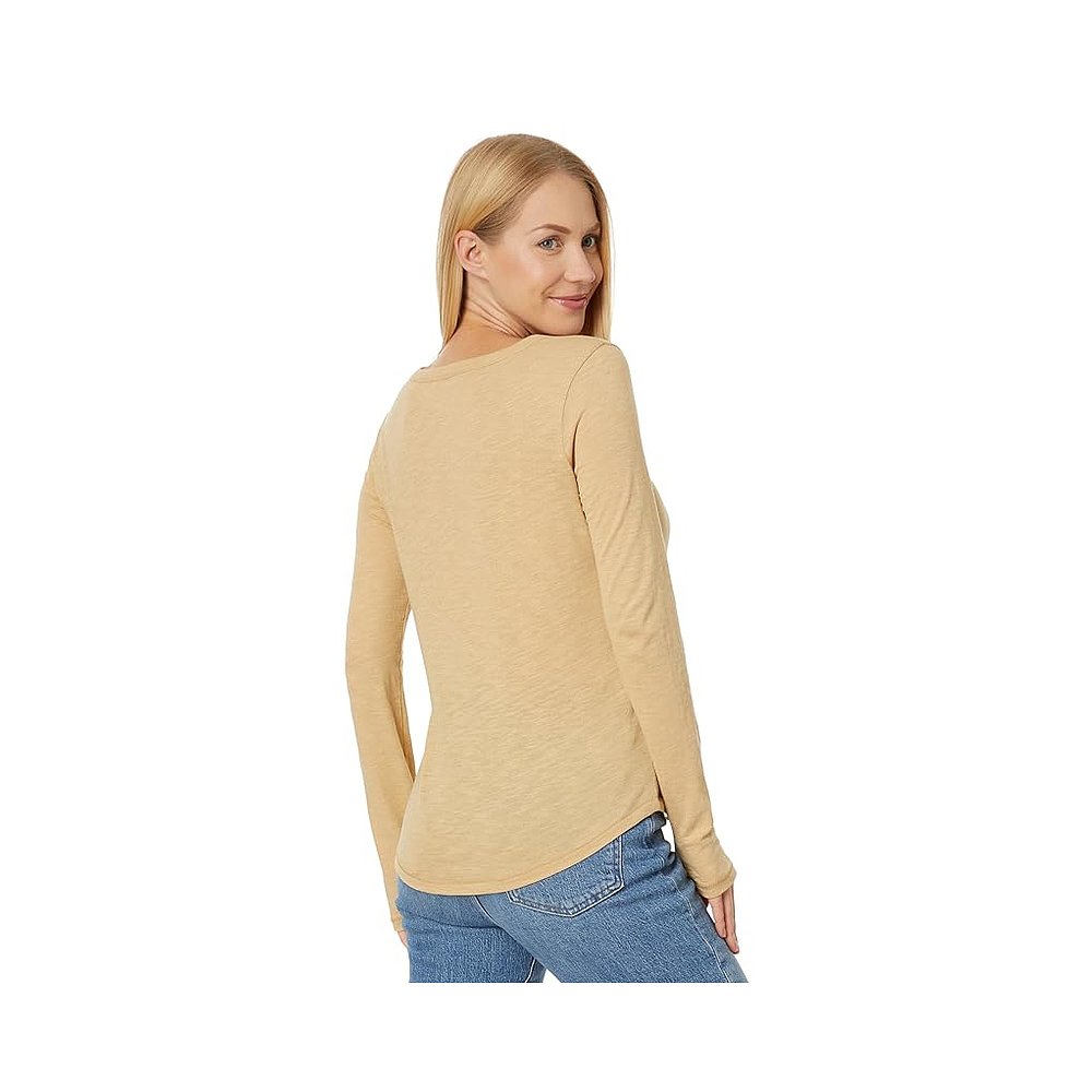 香港直邮潮奢 Madewell 美德威尔 女士Whisper Rib-Crewneck 棉质 - 图0